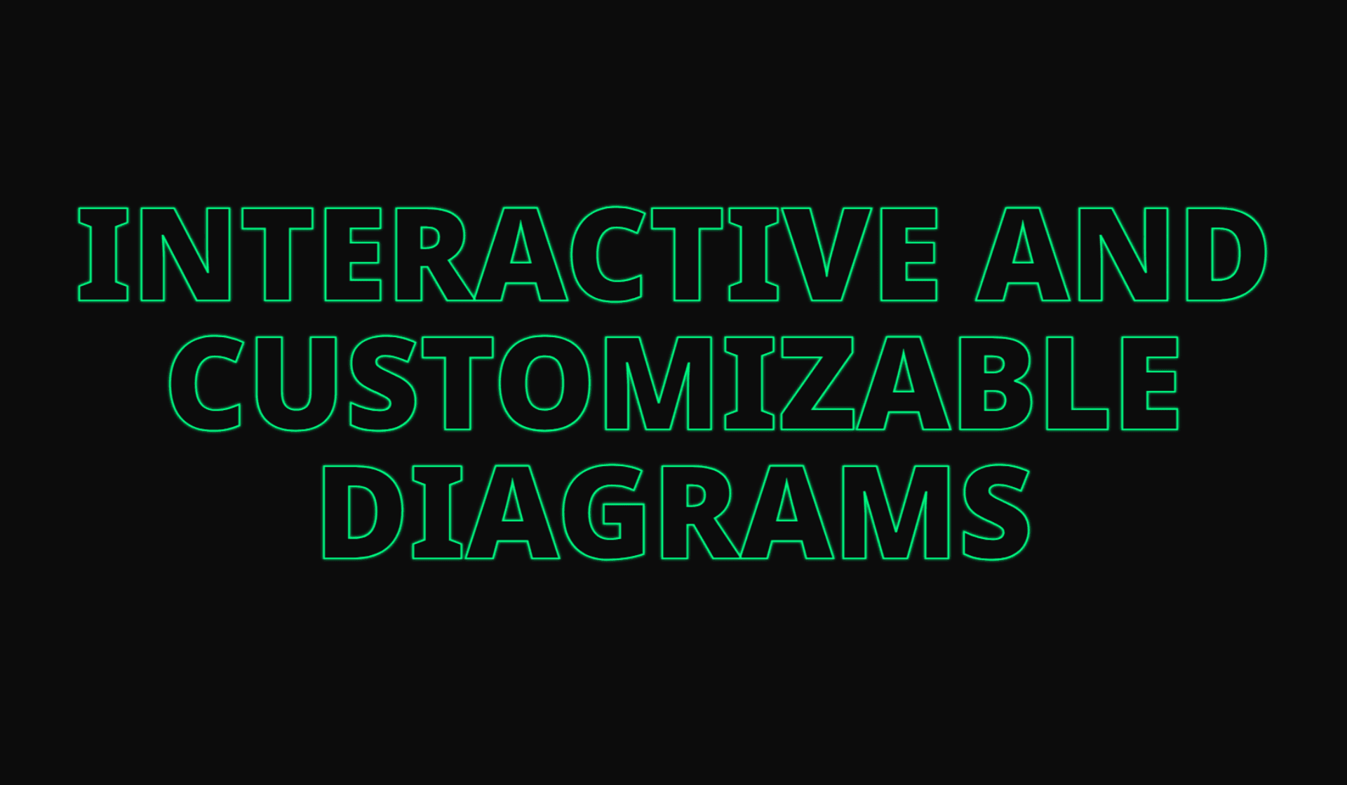 Interactive and Customizable Diagrams
